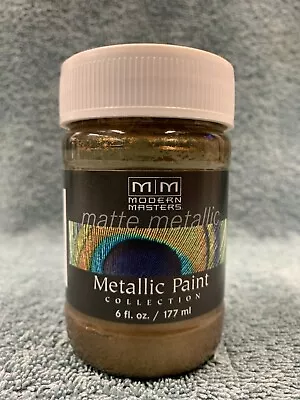 Modern Masters Matte Semi-Opaque Blackened Bronze Metallic Paint 6oz • $8.99