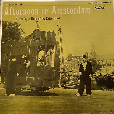 Afternoon In Amsterdam~Barrel Organ~ World Folk Dutch Europe LP~Netherlands • $6