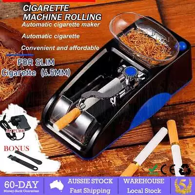 Cigarette Automatic Machine Tobacco Rolling Maker Roller Electric Injector New • $20.99