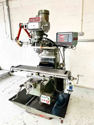Xyz Krv 2000 Turret Milling Machine Digital Readout Power Feed £2499.00 + Vat • £2998.80