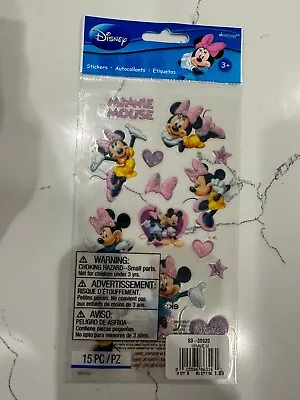 EK Success Disney Minnie Mouse Sparkles 15PC Minnie Mouse Hearts Stars Scrapbook • $5.95