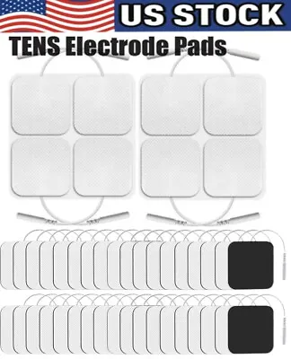 40 TENS Electrode Pads EMS Replacement Unit 7000 3000 2x2 Muscle Stimulator BULK • $50.49