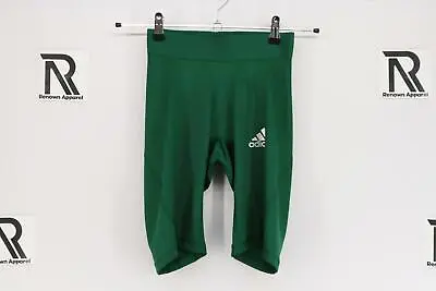 NWT Men Adidas Climacool Tech Fit Green Compression Tights Briefs Boxers Running • $18.60