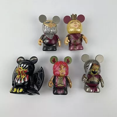 Disney Park Vinylmation Medieval Lot Of 6 Figures King Queen Dragon Knight Rare • $14.99