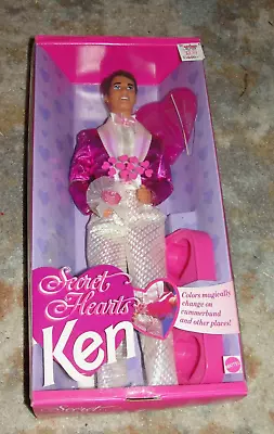 Vintage 1993 Barbie Secret Hearts Ken Doll Mib Nrfb New • $24.99