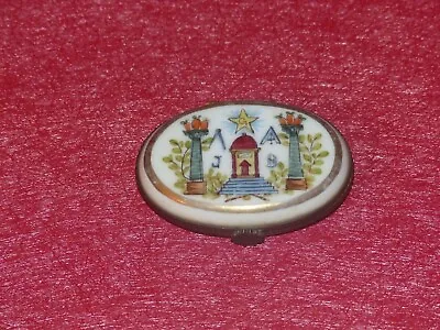 [Masonic Masonry] Box Porcelain Antique Decor To The Hand France 2 13/16in Off • $100.70