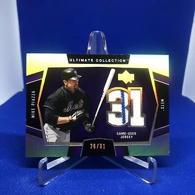 2003 UD Ultimate Collection Mike Piazza Game Used Jersey /31 #J-MI2 • $49.99