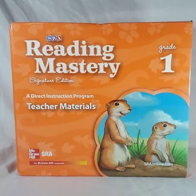 SRA McGraw Hill Reading Mastery Grade 1 Reading/Literature Teacher Materials • $238.37