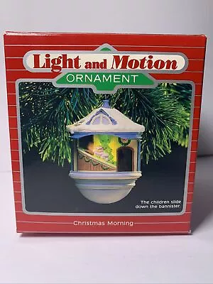 1988 Hallmark Keepsake Christmas Ornament Christmas Morning Magic Light & Motion • $10