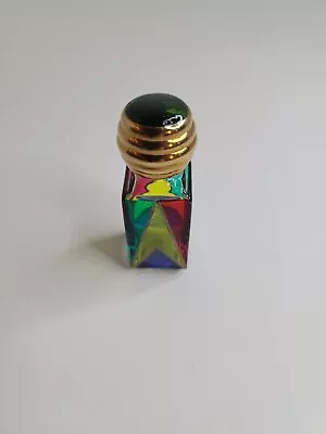 Vintage Mini Murano Decoration Glass Perfume Bottle Screw Top Apx 2  X .75  • £19.29