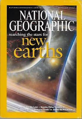 NATIONAL GEOGRAPHIC MAGAZINE (DEC 2004) Bin Laden - Titanic - Afghanistan - • $1