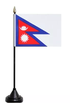 £5.75 • Buy Nepal Polyester Table Desk Flag 