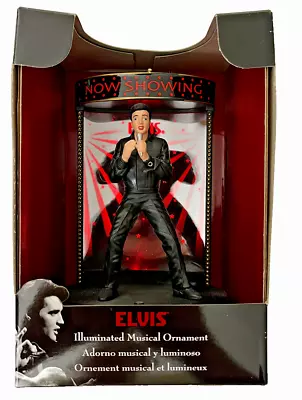 Elvis Presley  The King   All Shook Up   Christmas Ornament  Sound & Lights  New • $34.95