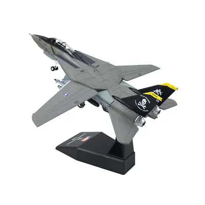 1:100 F-14 Tomcat US Fighter Jet Model Alloy Aircraft Diecast Military Ornaments • $30.97