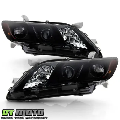 For 2007 2008 2009 Toyota Camry Black Smoked Headlights Headlamps Set Left+Right • $83.96