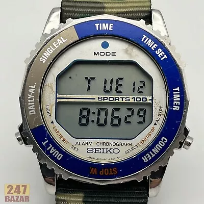 Rare Seiko Astronaut Rotocall A829-601A - Works Good - Please Read! • $107.50