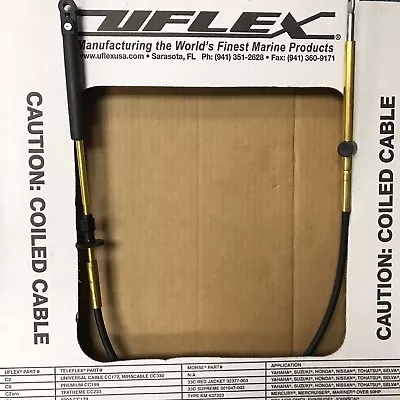 Johnson Evinrude Omc Control Cable Uflex C14 Shift Throttle Cable 12ft C14x12 • $46.95