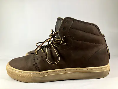 Vans OTW Alomar Men's Brown Leather High Top Skate Shoes US 6.5 • $49