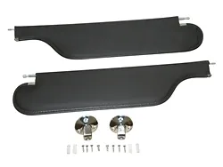 1970 Chevelle & El Camino Sunvisors Black And Sunvisor Mount Kit • $139.95