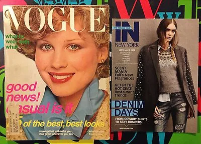 Vogue Magazine August Supermodel Patti Hansen ! Mademoiselle Ingenue Lisa Taylor • $29.99