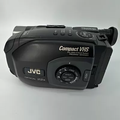 JVC GR-AX410U Compact VHS Camcorder W/ Battery And Samsonite Bag • $40