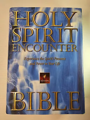 HOLY SPIRIT ENCOUNTER BIBLE New Living Translation - Hardcover NLT • $37.50