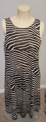 Womens H&M Zebra Striped Shift Dress XS • $14