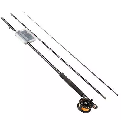 3 Piece Fly Fishing Rod & Reel Combo With Flies 8ft • $35.96