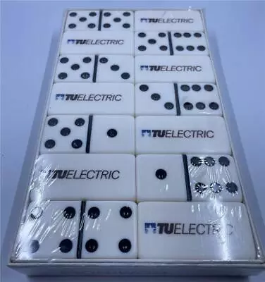 Vintage TU Electric Puremco Domino Set Tournament New Sealed In Box • $49.99