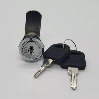 Chrome Cabinet Cam Lock 5/8 Inch(16mm) Barrel Length C505-16-110 Keyed The Same • $7.85