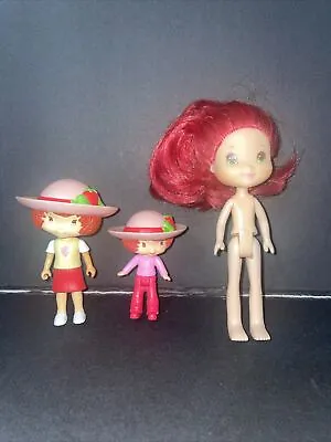 2008 Hasbro Strawberry Shortcake Nude Doll 6  & McDonald’s Dolls • $5.99