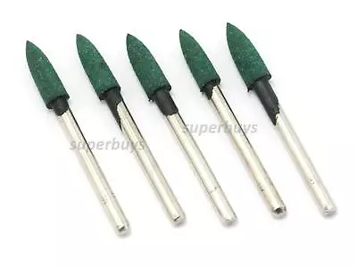 5pc Rubber 5mm Polishing Buffing Grinding Burr For Rotary Grinder Drill Bit Tool • $6.39