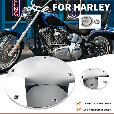 5-Hole Derby Timer Engine Cover For Harley Touring Ultra Limited Road King Dyna • $40.98