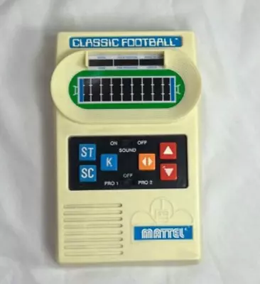 Retro Mattel Classic Football Electronic Handheld Game 2000 Tested Works Vintage • $34.95