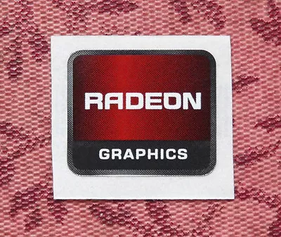 Radeon Graphics Sticker 13.5 X 16mm 2012 Version AMD ATI Case Badge For Laptop • $1.49