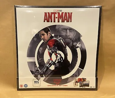 Marvel's Ant-Man - Big Sleeve Edition - [Blu Ray & DVD] Exclusive 12  ART CARDs • £18