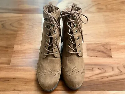 MOSSIMO Wedge Heel Lace-up Bootie  • $10.99