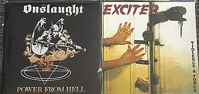 Thrash Metal Vinyl Record Lot  Exciter Onslaught • $39