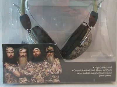 Duck Dynasty High Quality Headphones Camo Adj. For IPad IPhone MP3/MP4 Game Syst • $12.99