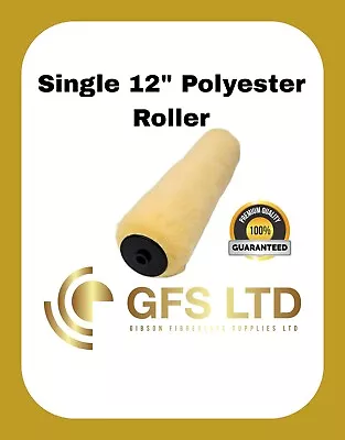 1x 12  Inch Long Pile Polyester Refill Roller Paint Sleeve MasonryGRP SALE • £6.85