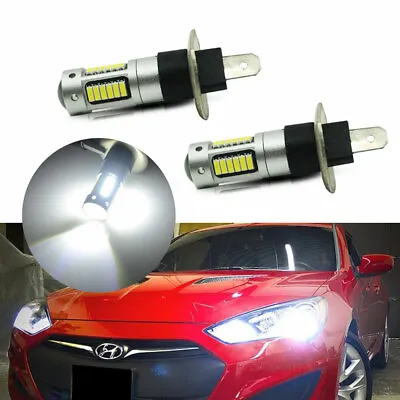 2x 30-SMD H1 Xenon White LED Projector Bulbs Driving Fog Lights/High Beam DRL • $11.03