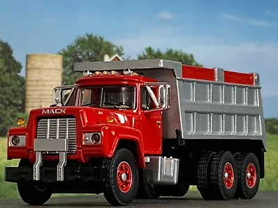 1/64 Dcp First Gear Red Mack R Dump Truck • $54.99
