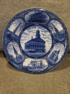 Rowland & Marsellus Souvenir Plate - Historical Boston • $25