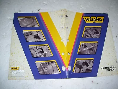 1990 Weiand Catalog 4 Pics 56 Pages-intakes Superchargers Etc • $33