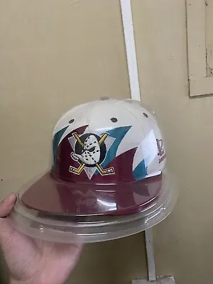 Vintage Mighty Ducks Double Sharkstooth Snapback Logo Athletic Rare‼️‼️ • $1500