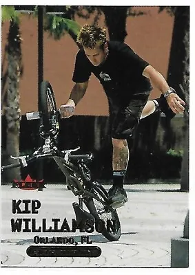Kip Williamson 2000 Fleer Adrenaline Gold Classic BMX X-Games Extreme Sports • $0.50