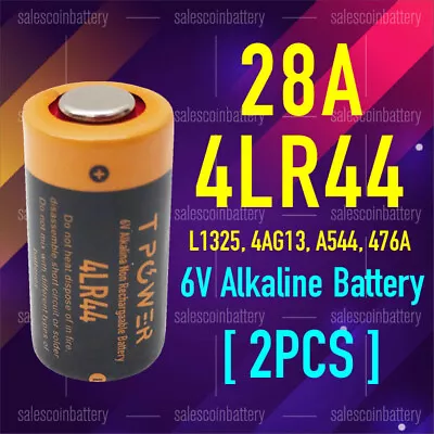 2x 4lr44 6v Battery Citronella Bark Dog Collar L1325 Px28a A544 V34px 476a 28a • $3.65