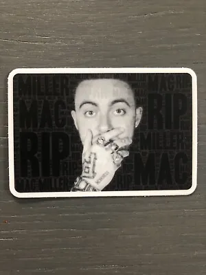 Mac Miller Vinyl Sticker B&W Portrait Very High Quality R.I.P HIP HOP • $3.49