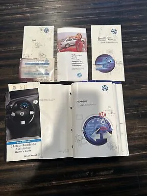 2000  Vw Golf  Owners Manual & Case  • $5