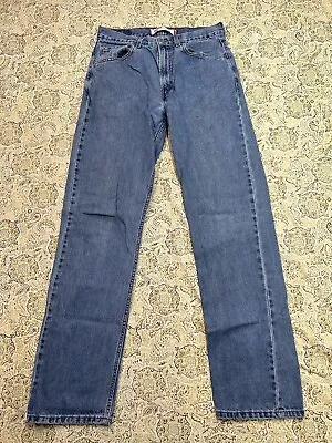 Levis 505 Mens Sz 33x36 Designer Blue Jeans Guys Casual Pants Work Wear Western • $22.36